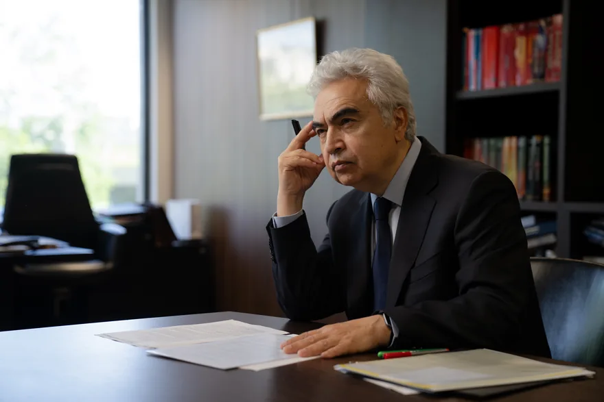 Fatih Birol, Direktor der Internationalen Energieagentur (IEA), in seinem Büro in Paris