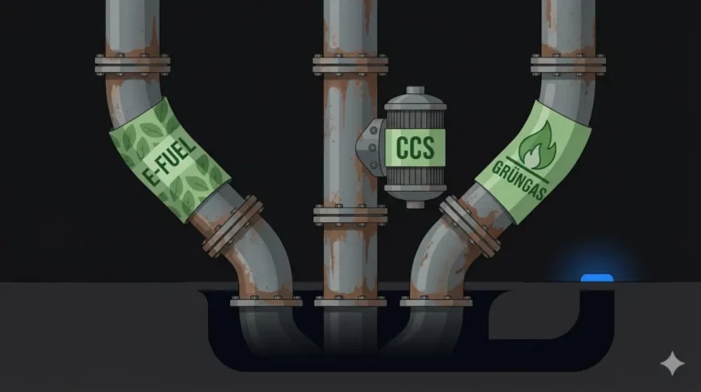 Fossile Scheinlösungen: E-Fuels, CCS oder Grüngasquote