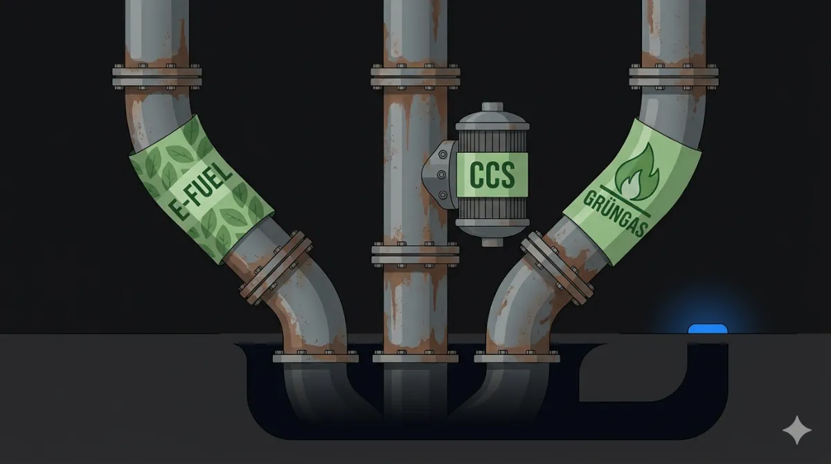 Fossile Scheinlösungen: Von CCS über E-Fuels bis zur Grüngasquote