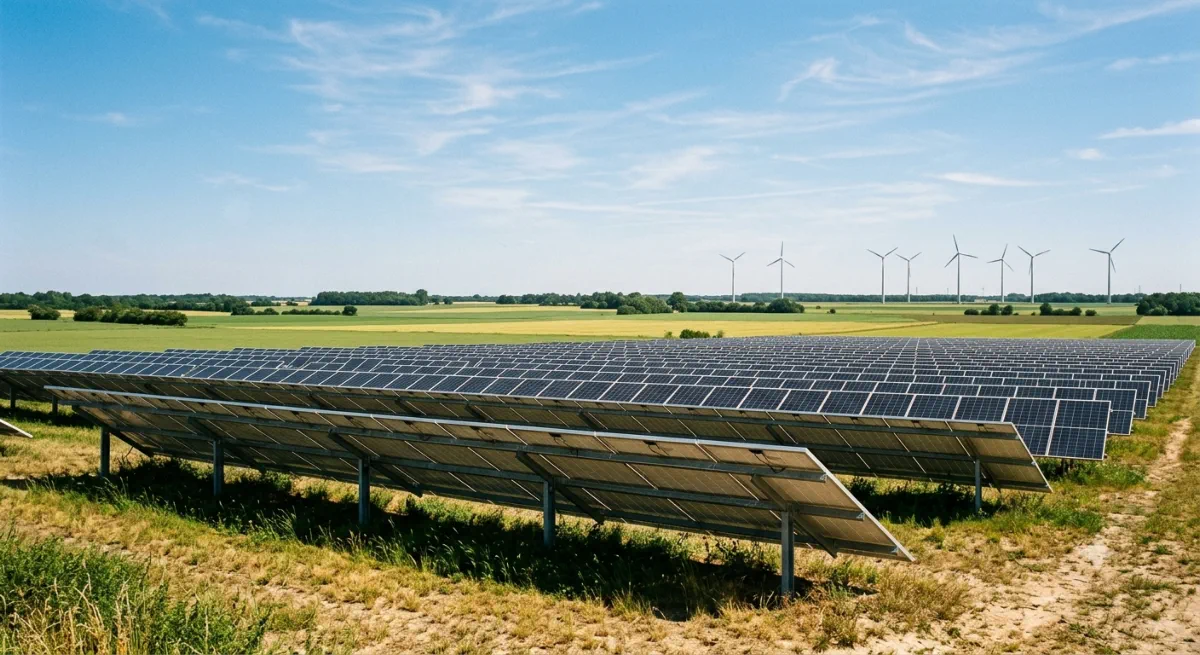 Kommerzielle Abregelung Solarpark