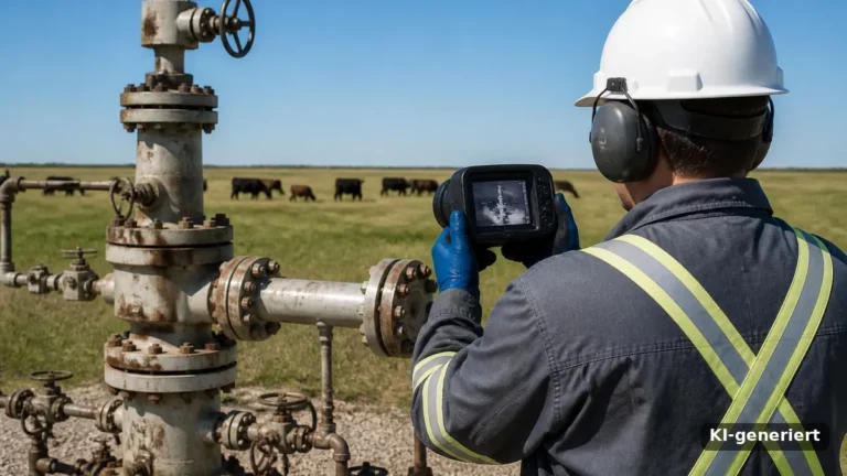 Methan hält pro Molekül gut 40-mal mehr Wärme zurück als CO₂