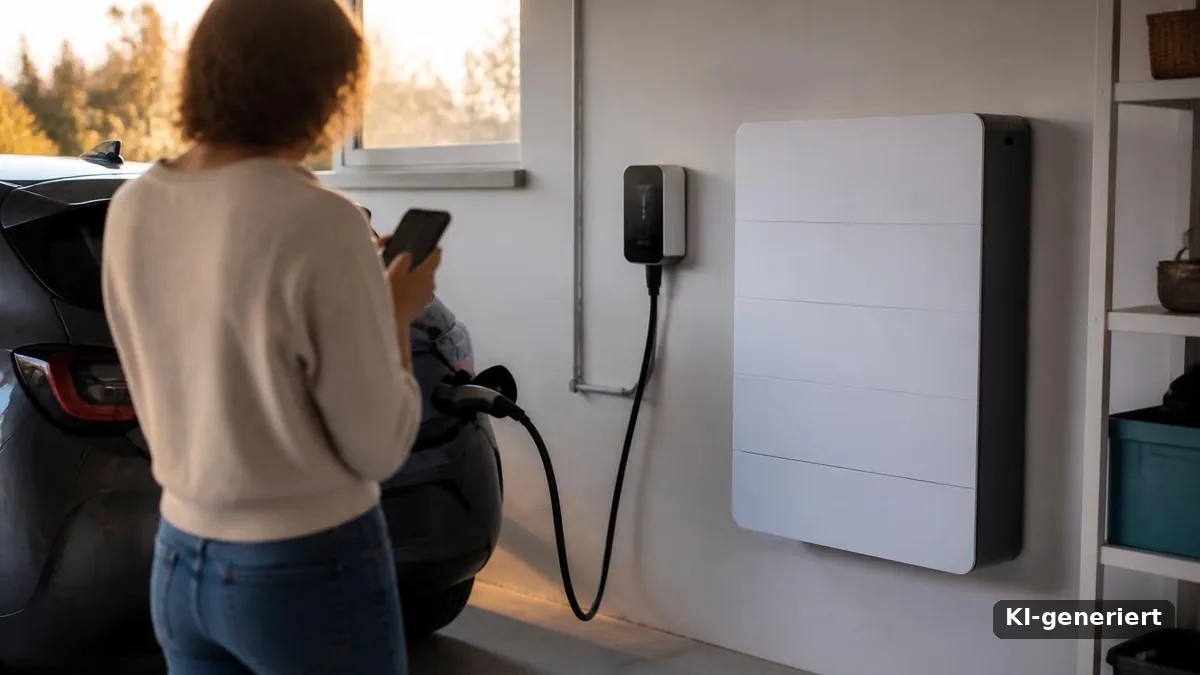 MiSpeL: Prosumerin steuert Heimspeicher und Wallbox für ihr Elektroauto per App in der Garage