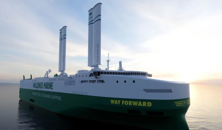 Wallenius setzt Segel: Oceanbird-Flügel für Way Forward