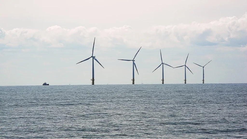 Offshore-Windpark in der Nordsee, dessen Ausbau laut Hereon-Studie die Niederschlagsverteilung verändern könnte