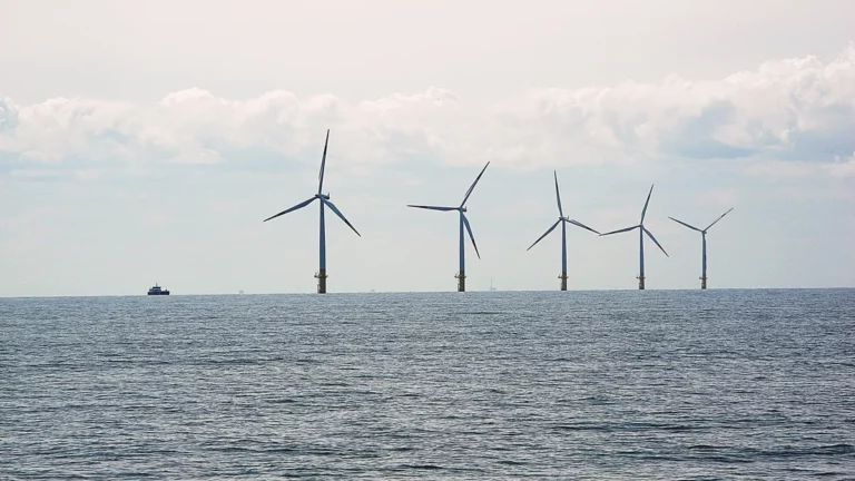 Offshore-Windpark in der Nordsee, dessen Ausbau laut Hereon-Studie die Niederschlagsverteilung verändern könnte