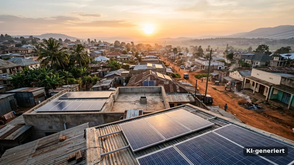 In Afrika geht die Sonne auf: 100.000 Solarmodule pro Tag