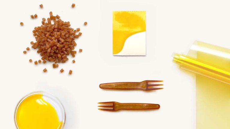 Biobasierte Produkte auf Basis des Granulats von traceless materials
