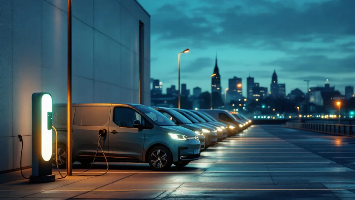 Virtuelles Kraftwerk der enercity mit Elektroautos