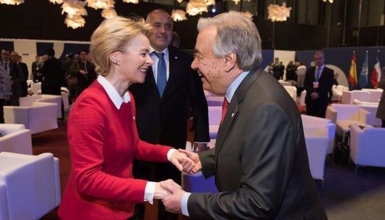 Green Deal COP25 von der Leyen Guterres